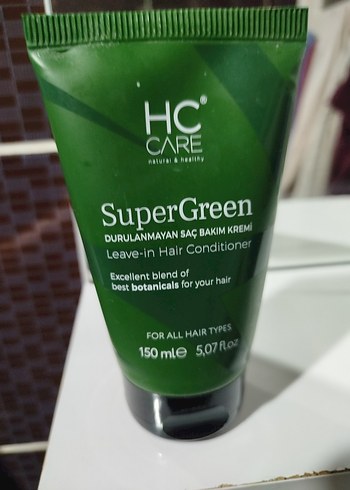 HC Care SuperGreen Durulanmayan Saç Kremi 150 ml - Görsel 2