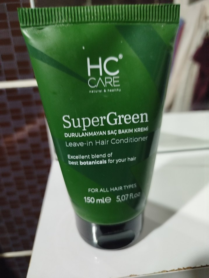 HC Care SuperGreen Durulanmayan Saç Kremi 150 ml - Görsel 2