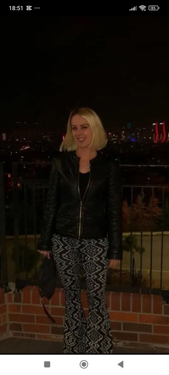 Desenli Bohem Örgü İspanyol Paça Pantolon - Görsel 4