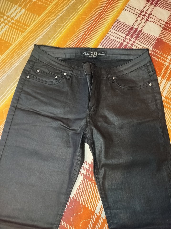 Siyah Deri takım alt üst - Görsel 4