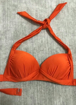 Turuncu Bikini Üstü