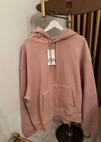 Zara şardonlu basic sweatshirt orijinal - Görsel 2