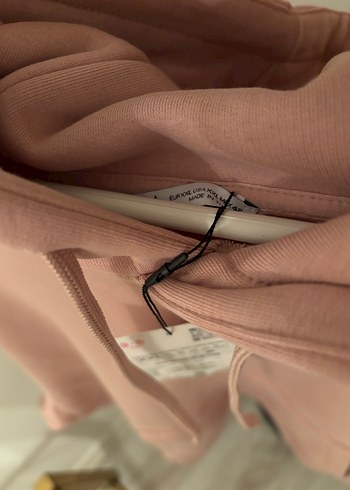 Zara şardonlu basic sweatshirt orijinal - Görsel 4