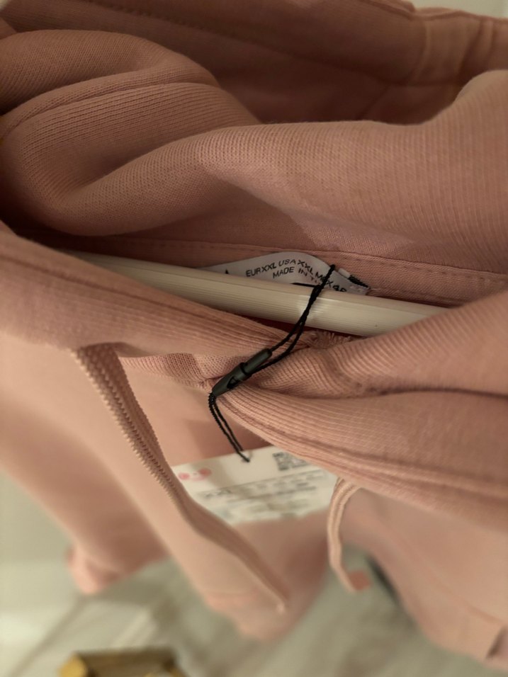 Zara şardonlu basic sweatshirt orijinal - Görsel 4