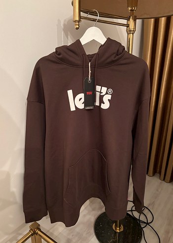 Levi's Kahverengi Kapüşonlu Sweatshirt - Görsel 2