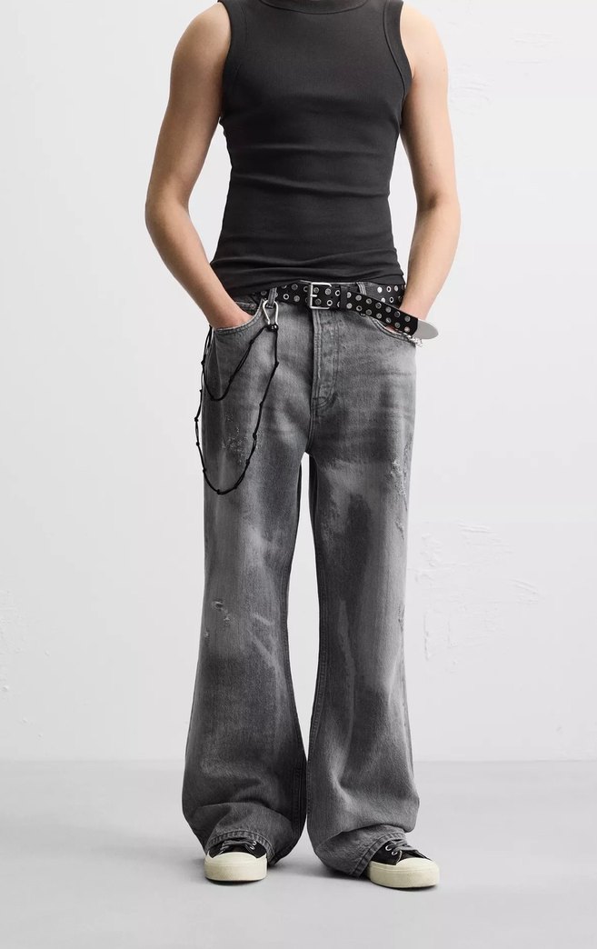 Zara detaylı orijinal jeans - Görsel 5