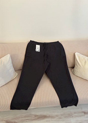 Zara pamuklu keten pantolon etiketli - Görsel 2