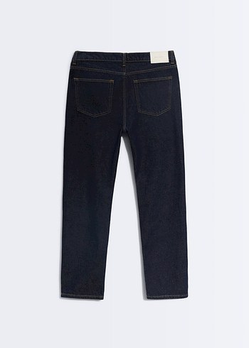 44 Beden lacivert Renk Zara indigo jeans orijinal
