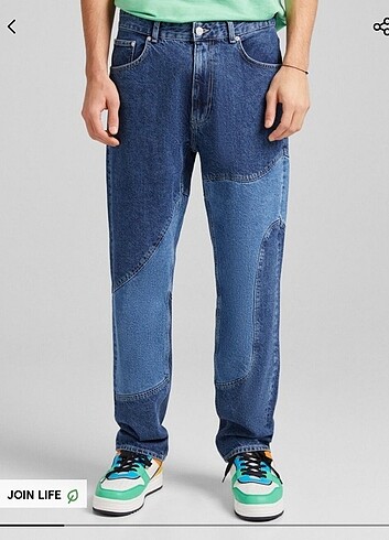 Bershka dalgalı jeans orijinal 0
