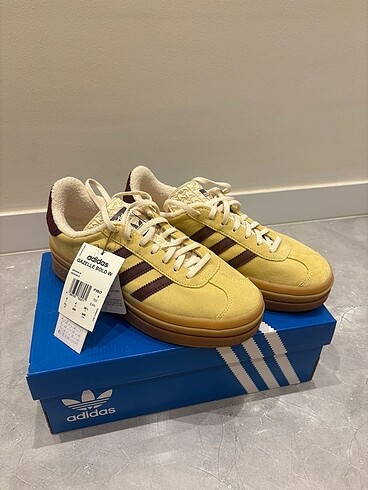 Adidas gazelle bold moroon orijinal