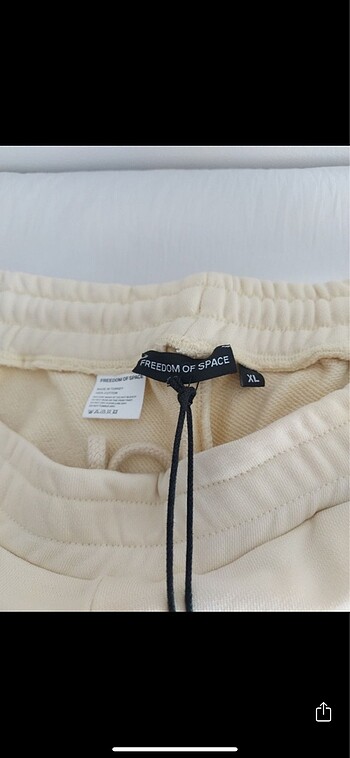 xl Beden camel Renk Freedom of space orijinal nakış şort