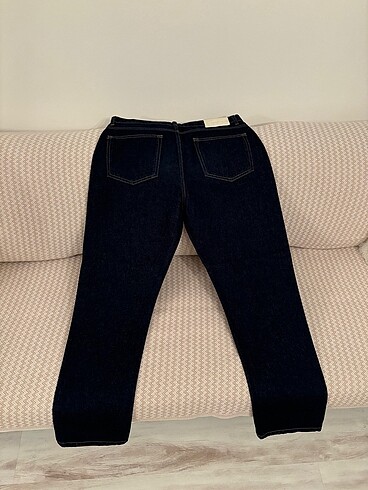 44 Beden lacivert Renk Zara orijinal lacivert indigo jeans