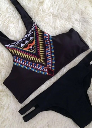 Etnik Desenli Bikini