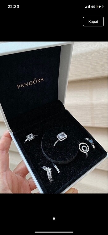 Pandora yüzükler