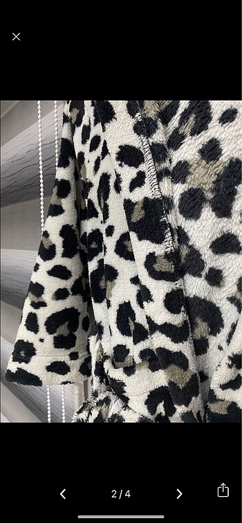 H&M Leopar desenli sabahlık