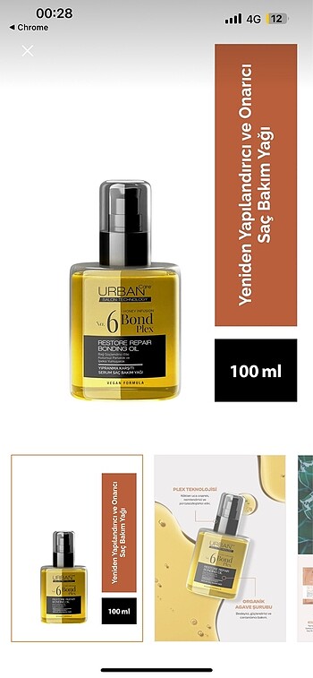 Urban Care Urban Bakım Yağı