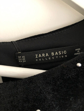 Zara Kadife mini elbise