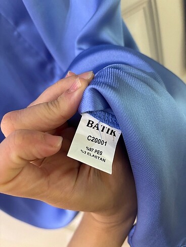42 Beden mavi Renk Batik bayan elbise 42 beden