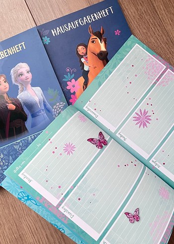 Frozen Temalı Hausaufgabenheft - Görsel 2