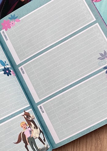 Frozen Temalı Hausaufgabenheft - Görsel 6