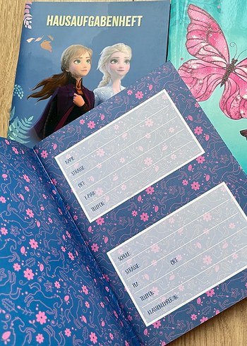 Frozen Temalı Hausaufgabenheft - Görsel 7