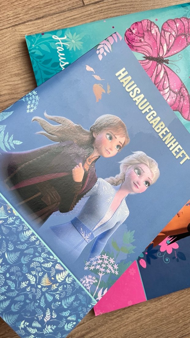 Frozen Temalı Hausaufgabenheft - Görsel 3