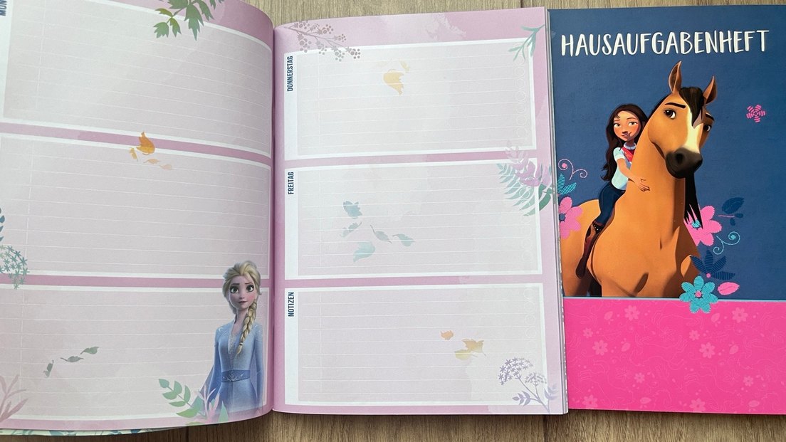 Frozen Temalı Hausaufgabenheft - Görsel 4