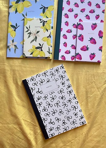 Pastel Sarı Defter Seti - Görsel 4