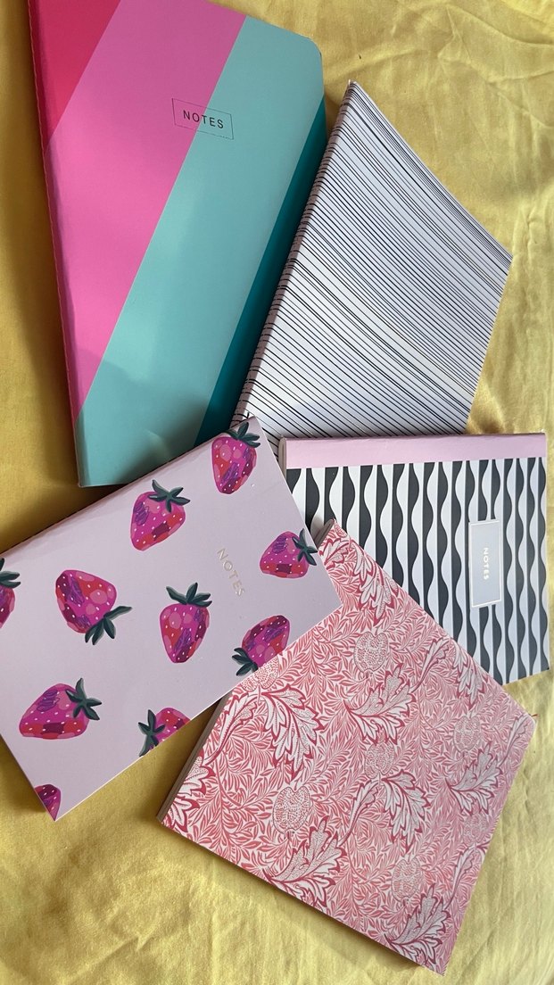 Pastel Pembe Renkli Defter Seti - Görsel 2