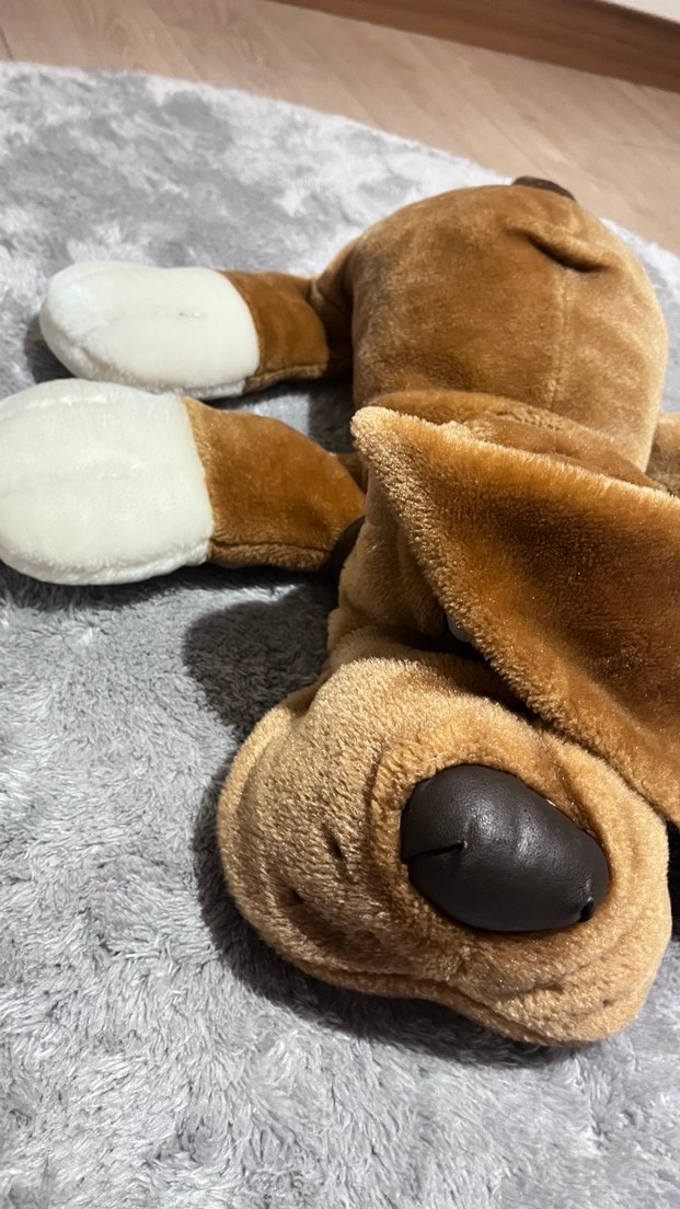 Kahverengi Peluş Köpek Oyuncak - Görsel 2