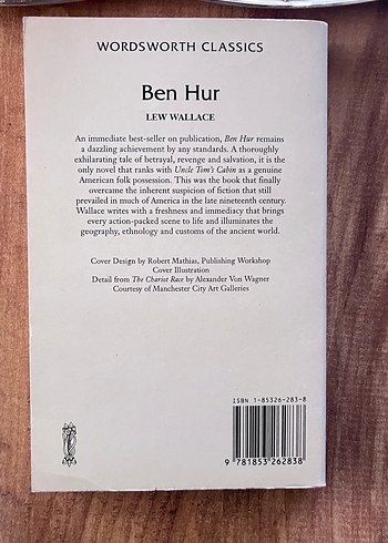 Lew Wallace - Ben Hur Kitabı İngilizce - Görsel 2