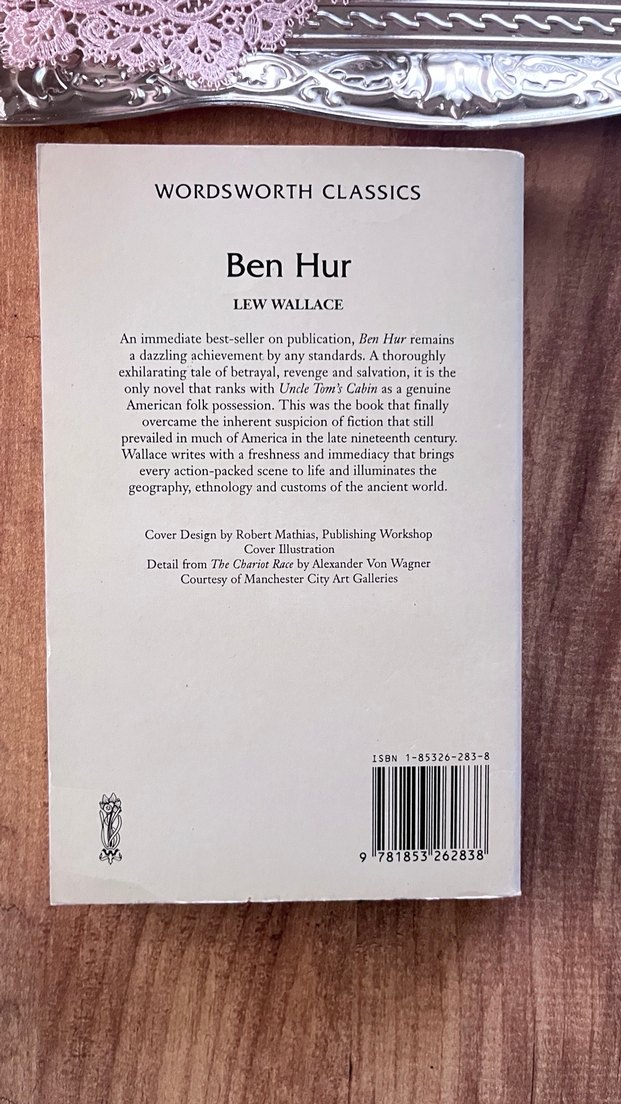 Lew Wallace - Ben Hur Kitabı İngilizce - Görsel 2