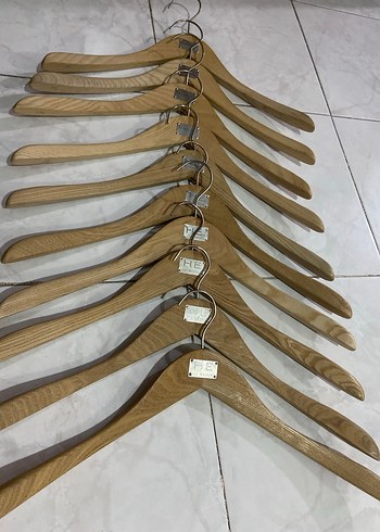  Beden Renk 50 adet alt üstMa Bej Ahşap askı
