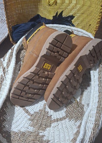 CAT Kahverengi Deri Outdoor - Görsel 4