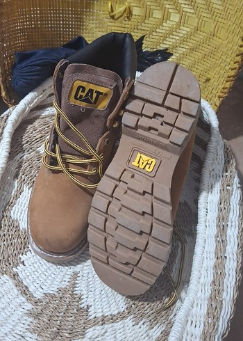 CAT Kahverengi Deri Outdoor - Görsel 2