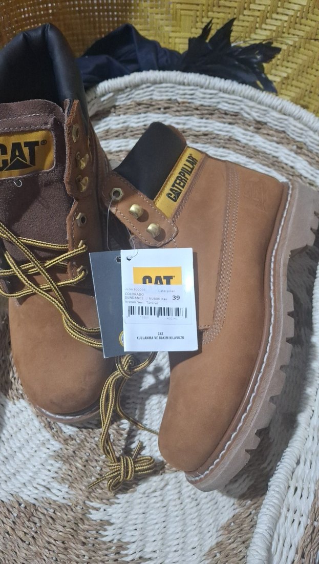 CAT Kahverengi Deri Outdoor - Görsel 5