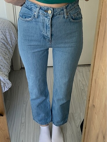 34 Beden mavi Renk Trendyol Milla Mavi Jean Denim Kot