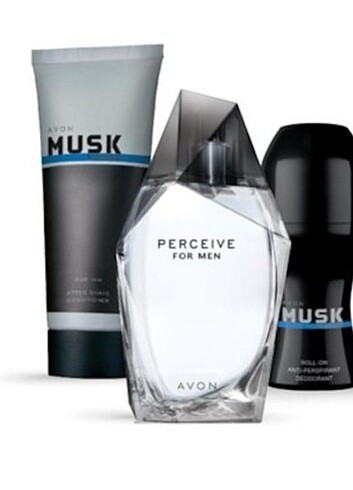 Avon Perceive erkek parfüm set 3lü 