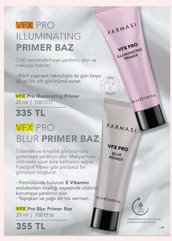 Farmasi vfx pro illuminating Primer  - Görsel 2