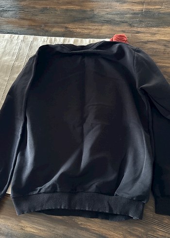 8 Yaş Beden Calvin Klein Siyah Uzun Kollu Sweatshirt