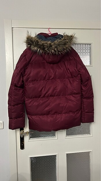 xl Beden bordo Renk Mudo Erkek Mont