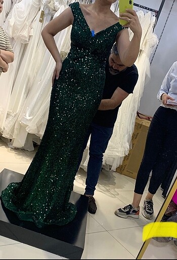 Uzun Pullu Abiye - Görsel 12