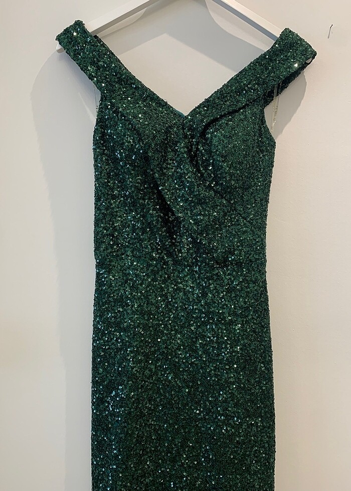 Uzun Pullu Abiye - Görsel 5