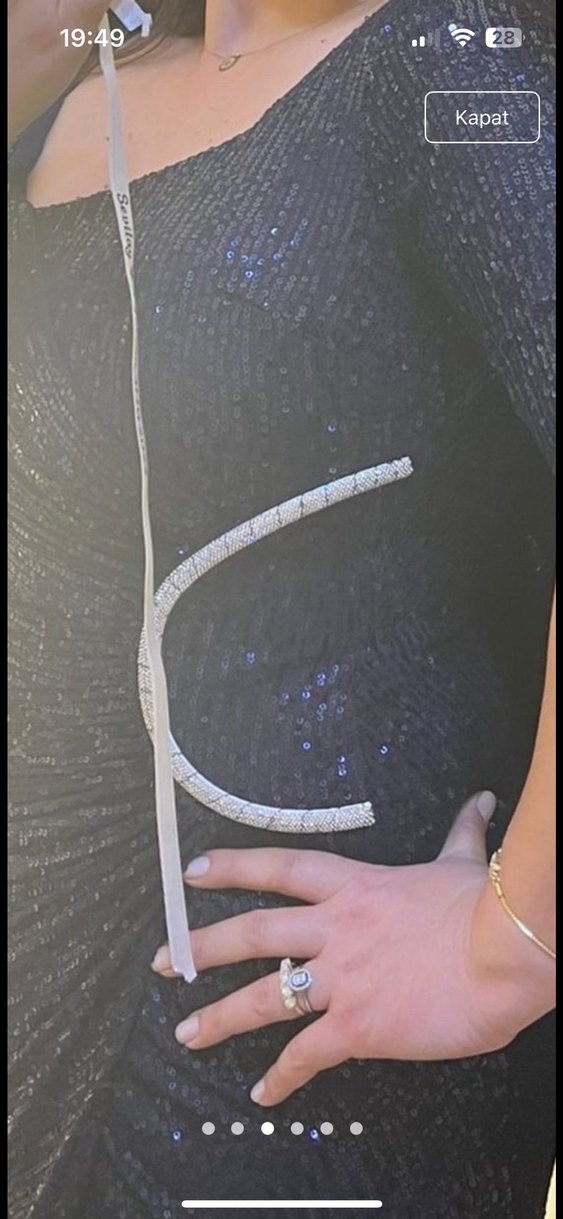 Payetli abiye - Görsel 4