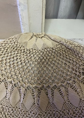 El Yapımı Bohem Örgü Masa Örtüsü - Görsel 8