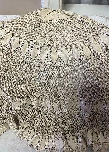 El Yapımı Bohem Örgü Masa Örtüsü - Görsel 6