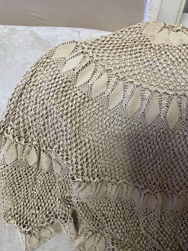 El Yapımı Bohem Örgü Masa Örtüsü - Görsel 3