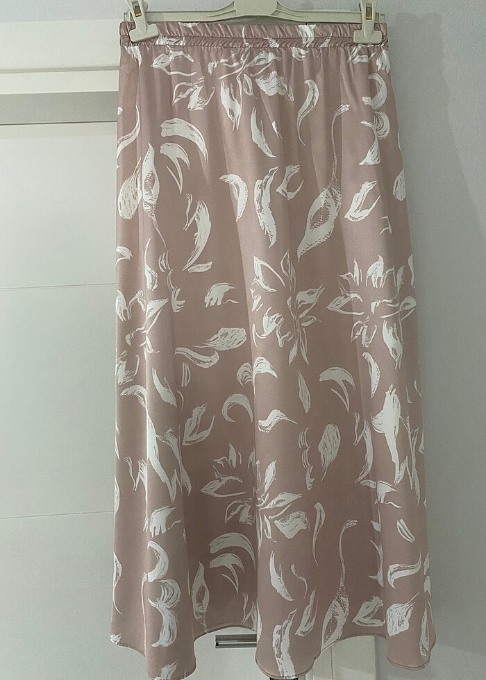 Saten uzun etek - Görsel 2