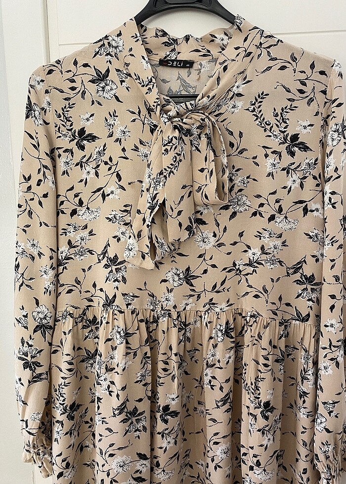 Pamuk viskon tunik - Görsel 3