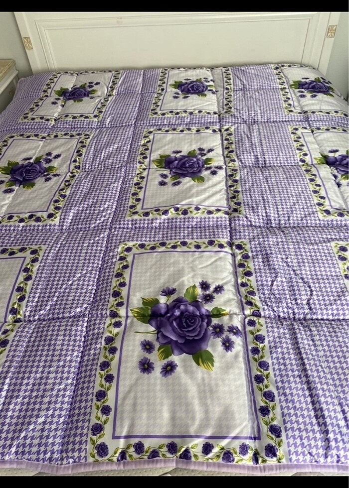 Çift kişilik saten yorgan - Görsel 2